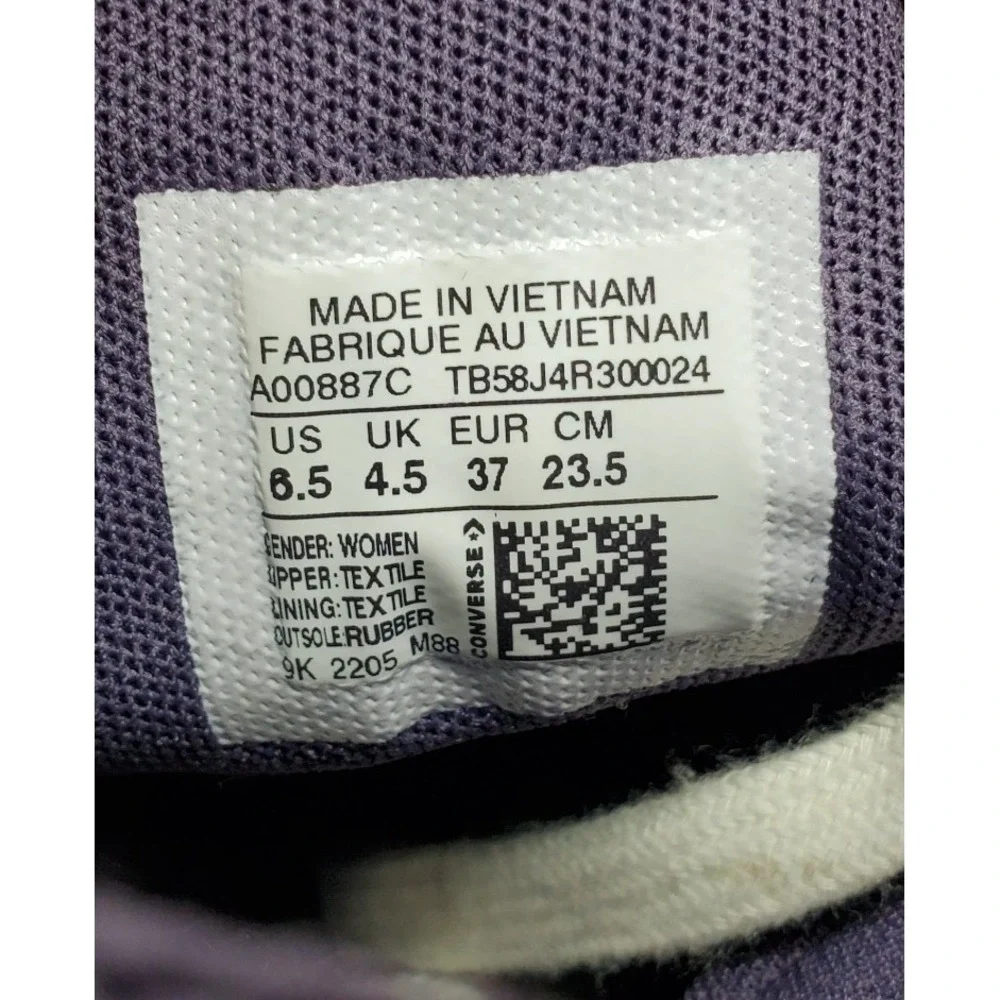 Converse‎ Chuck Taylor All Star Lift Shoes Womens 6.5 Purple Platform Sneaker